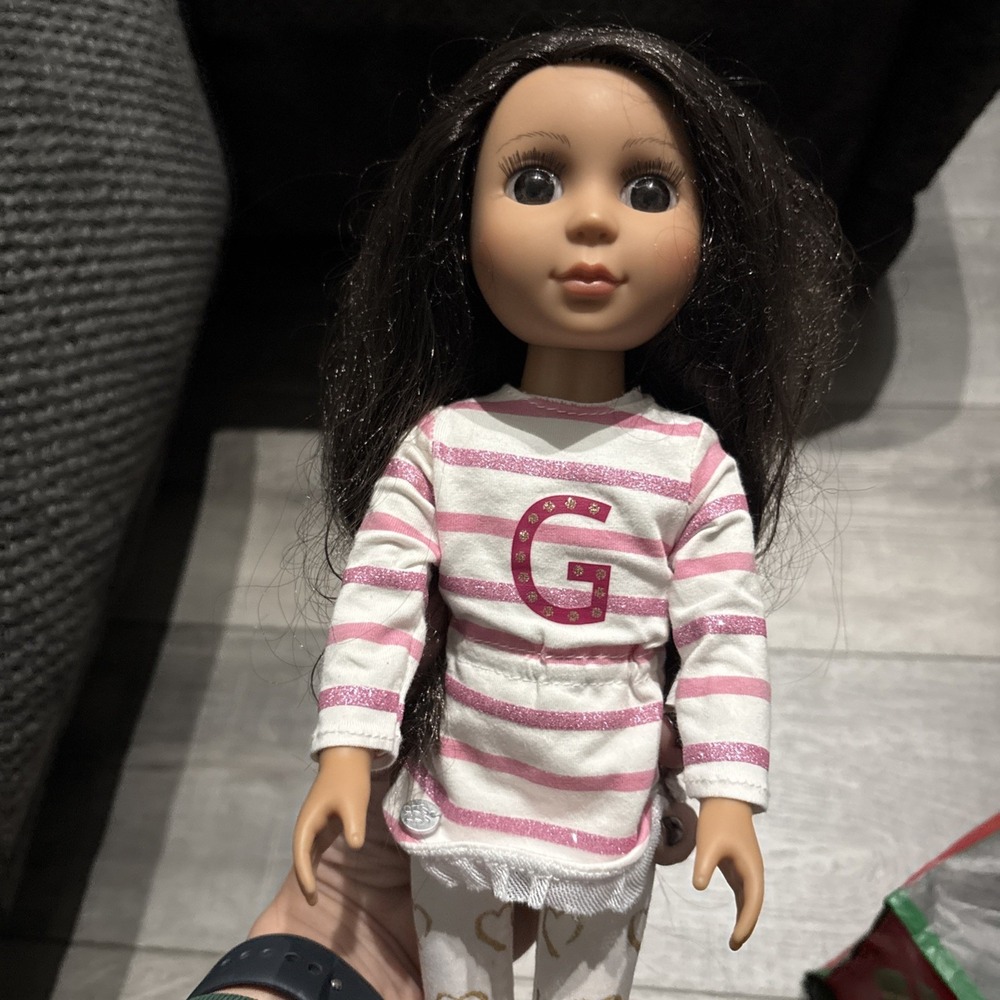 Glitter Girls by Battat SARINIA. Brown Hair Brown Eyes 14" Poseable  Doll.